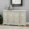 Uttermost Accent Furniture - Chests Sophie 4 Door Grey Cabinet