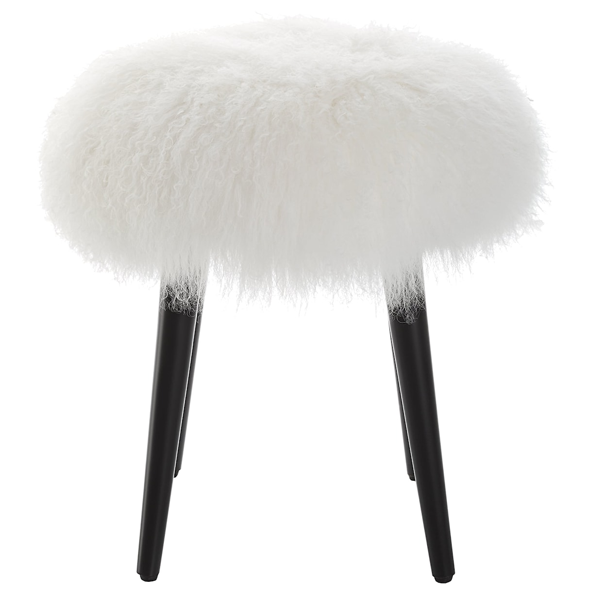 Uttermost Wooly Wooly Sheepskin Accent Stool