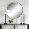 Uttermost Ranchero Ranchero White Round Mirror