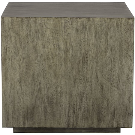 Kareem Modern Gray Side Table
