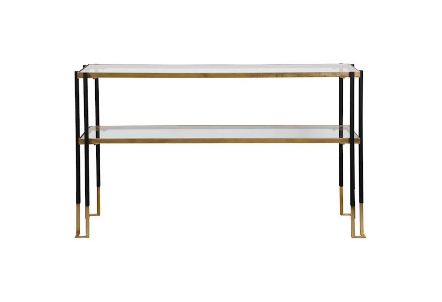 Accent Furniture - Occasional Tables Modern Console Table by Uttermost at Miller Waldrop Furniture and Decor