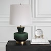 Uttermost Trentino Trentino Dark Emerald Green Table Lamp