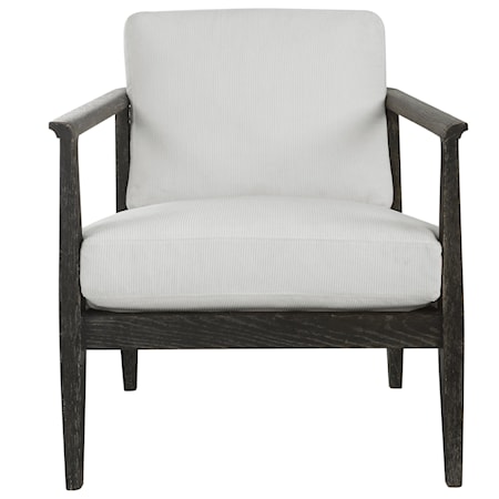 Accent Chair with Upholstered Cushion