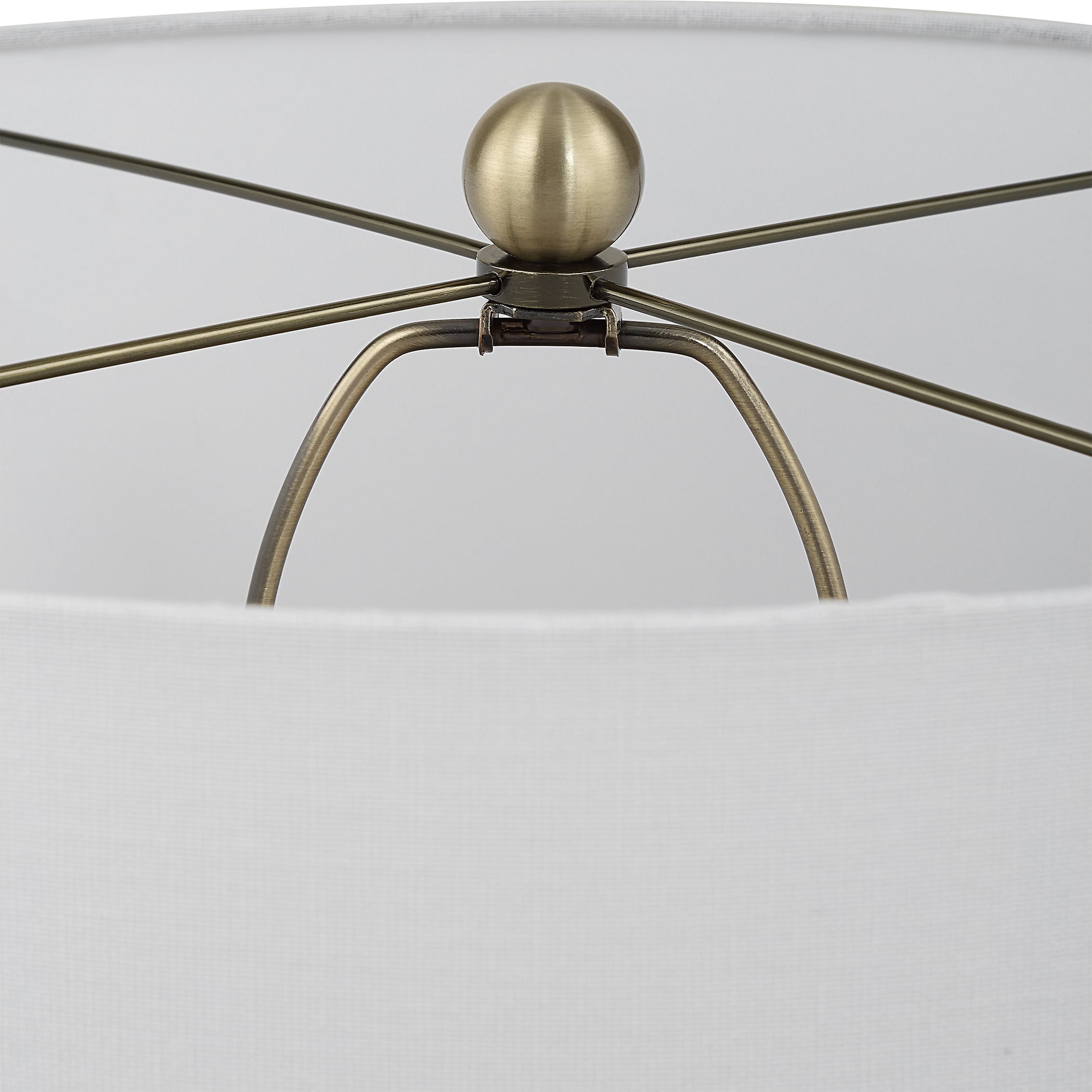 Uttermost Graphite Graphite Ribbed Table Lamp