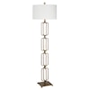 Uttermost Link Link Brushed Gold Floor Lamp