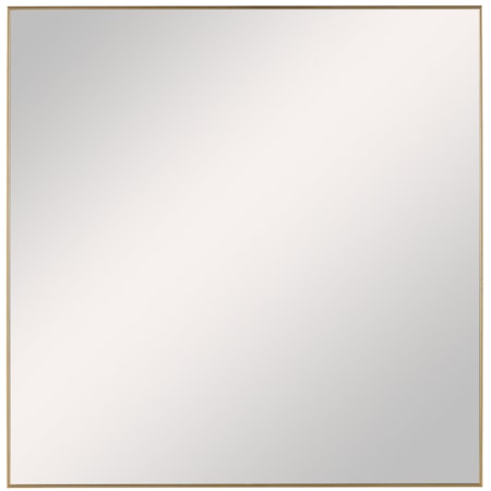 Alexo Gold Square Mirror