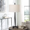 Uttermost Counteract Rust Metal Table Lamp with Tapered Base