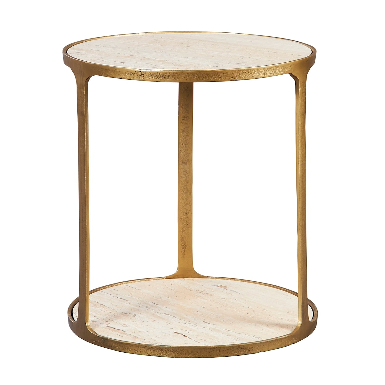 Uttermost Clench Clench Brass Side Table