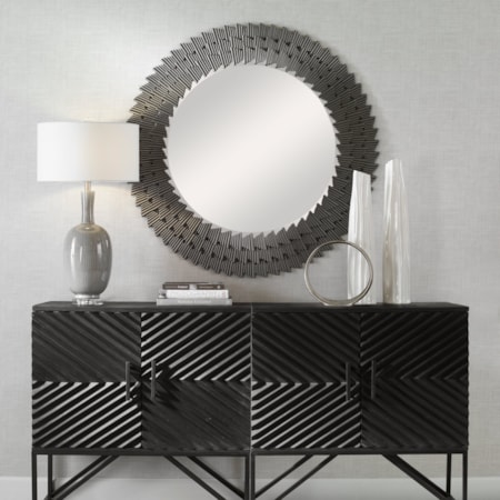 Illusion Modern Round Mirror