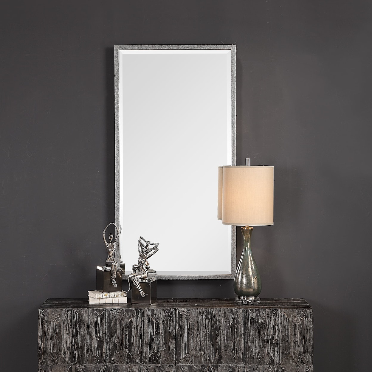 Uttermost Mirrors Gabelle Metallic Silver Mirror