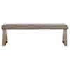 Uttermost Accent Furniture - Benches Acai Light Gray Bench