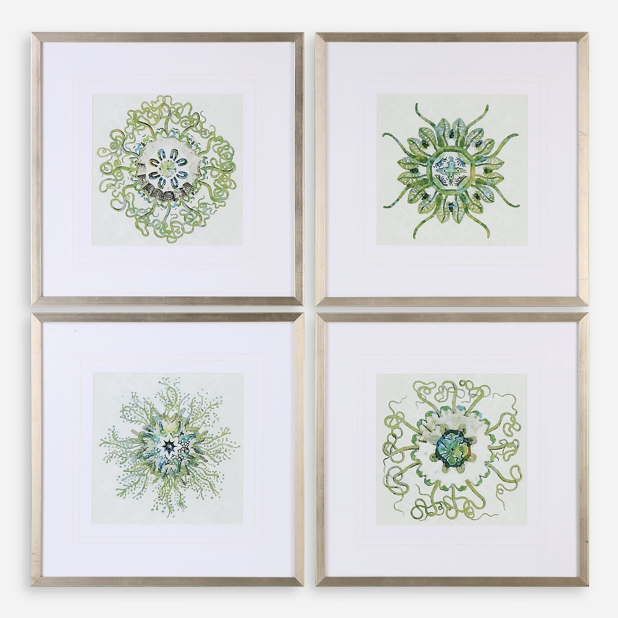 Uttermost Framed Prints Organic Symbols (Set of 4)