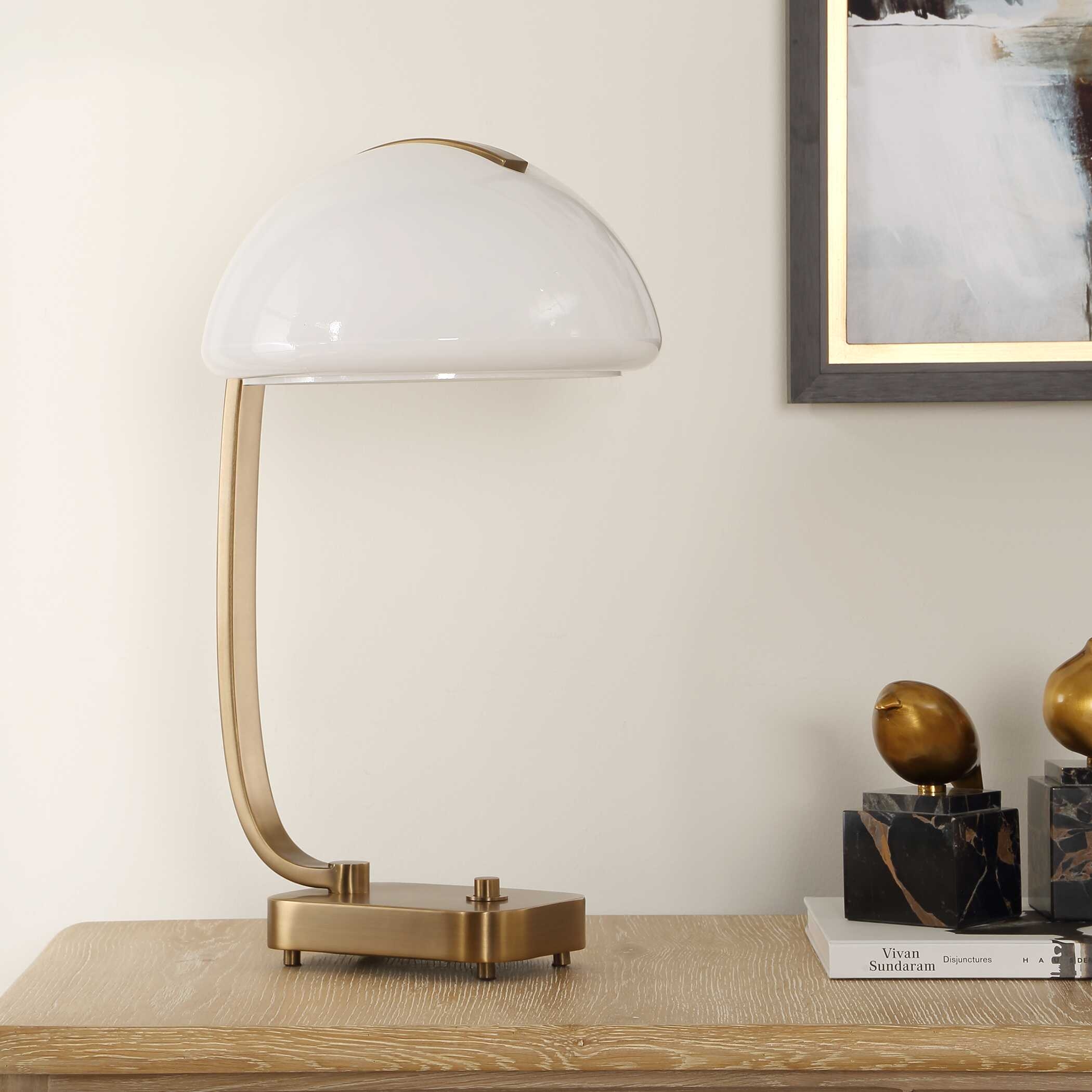 Uttermost Bend The Rules Bend The Rules Brass Desk Lamp