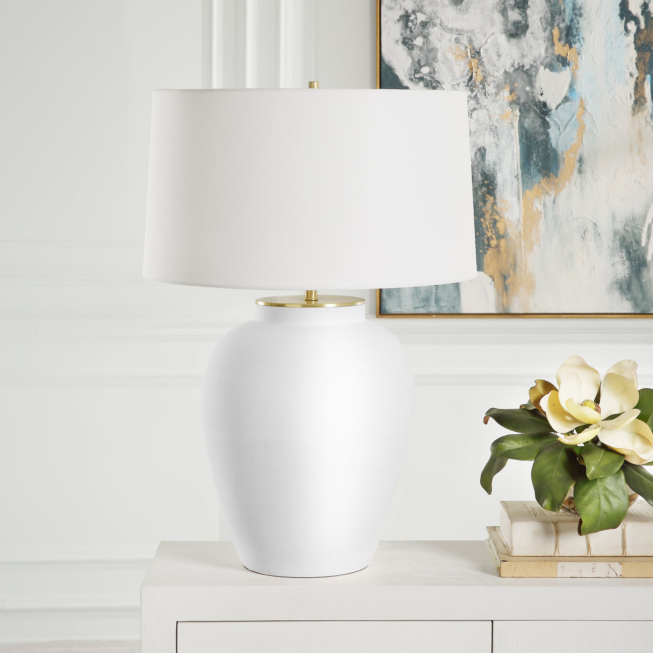 Uttermost Adelaide Adelaide White Table Lamp