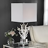 Uttermost Table Lamps Corallo White Coral Table Lamp