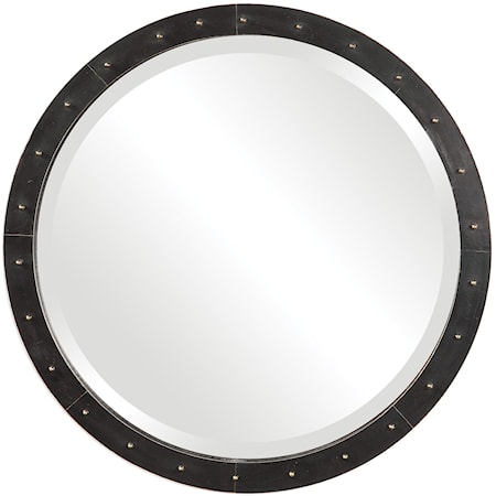 Beldon Round Industrial Mirror