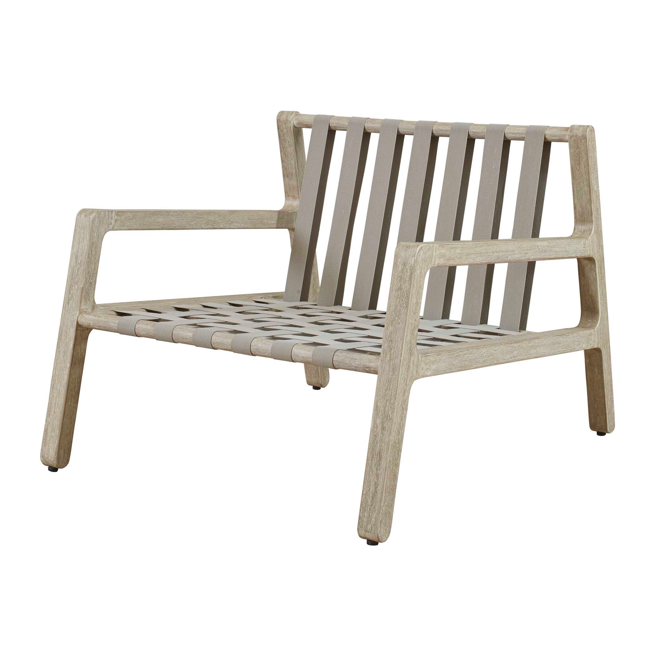 Uttermost Strapped Strapped Outdoor Lounge Chair