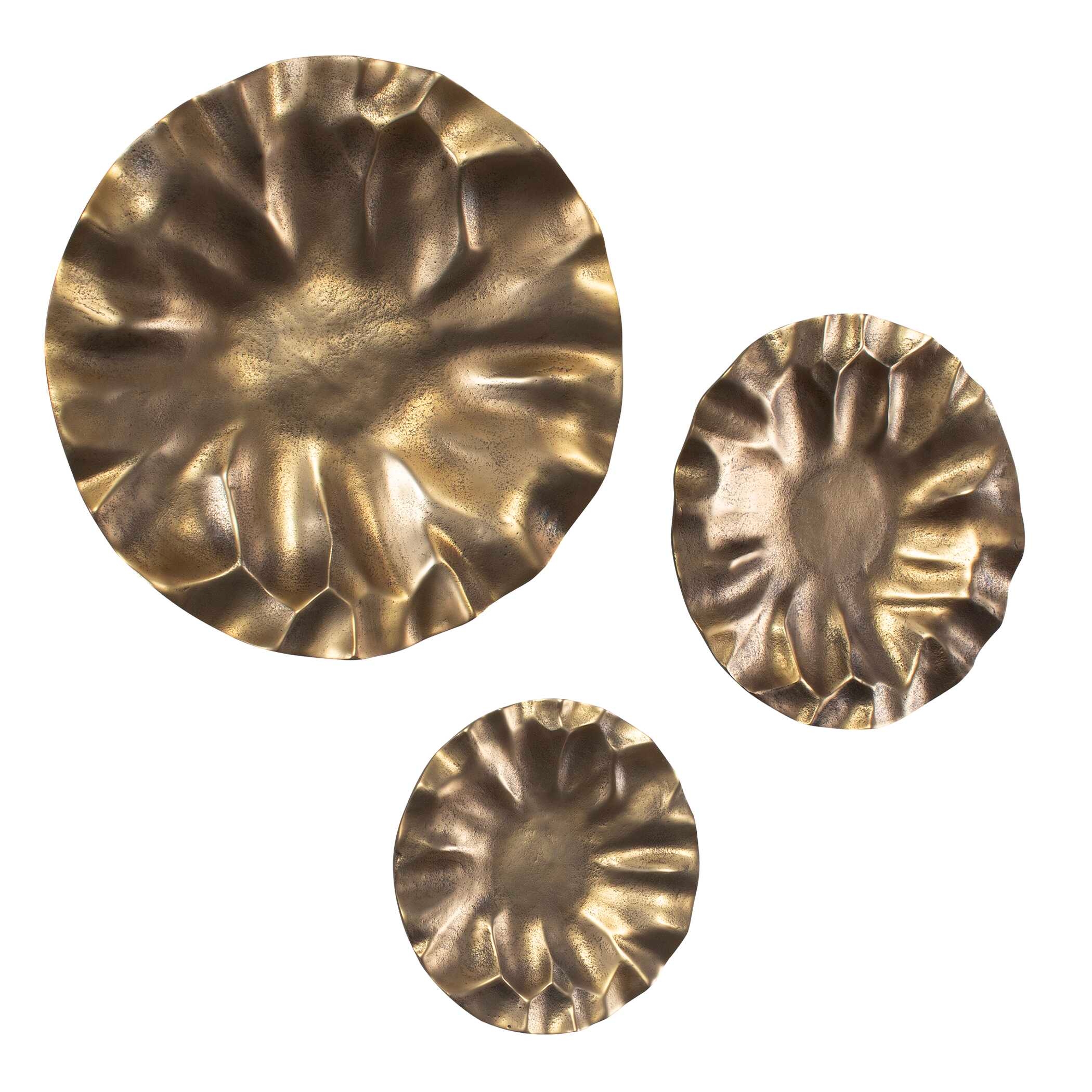 Uttermost Peonia Peonia Outdoor Gold Wall Art