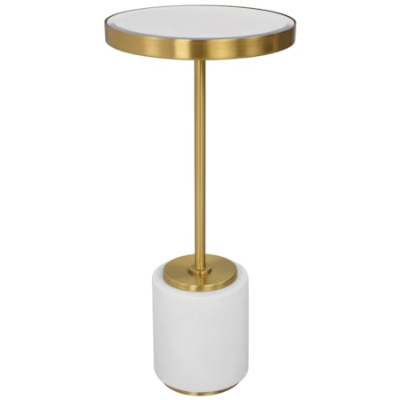 Laurier White Drink Table