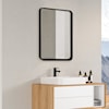 Uttermost Mirrors Croften Black Vanity Mirror