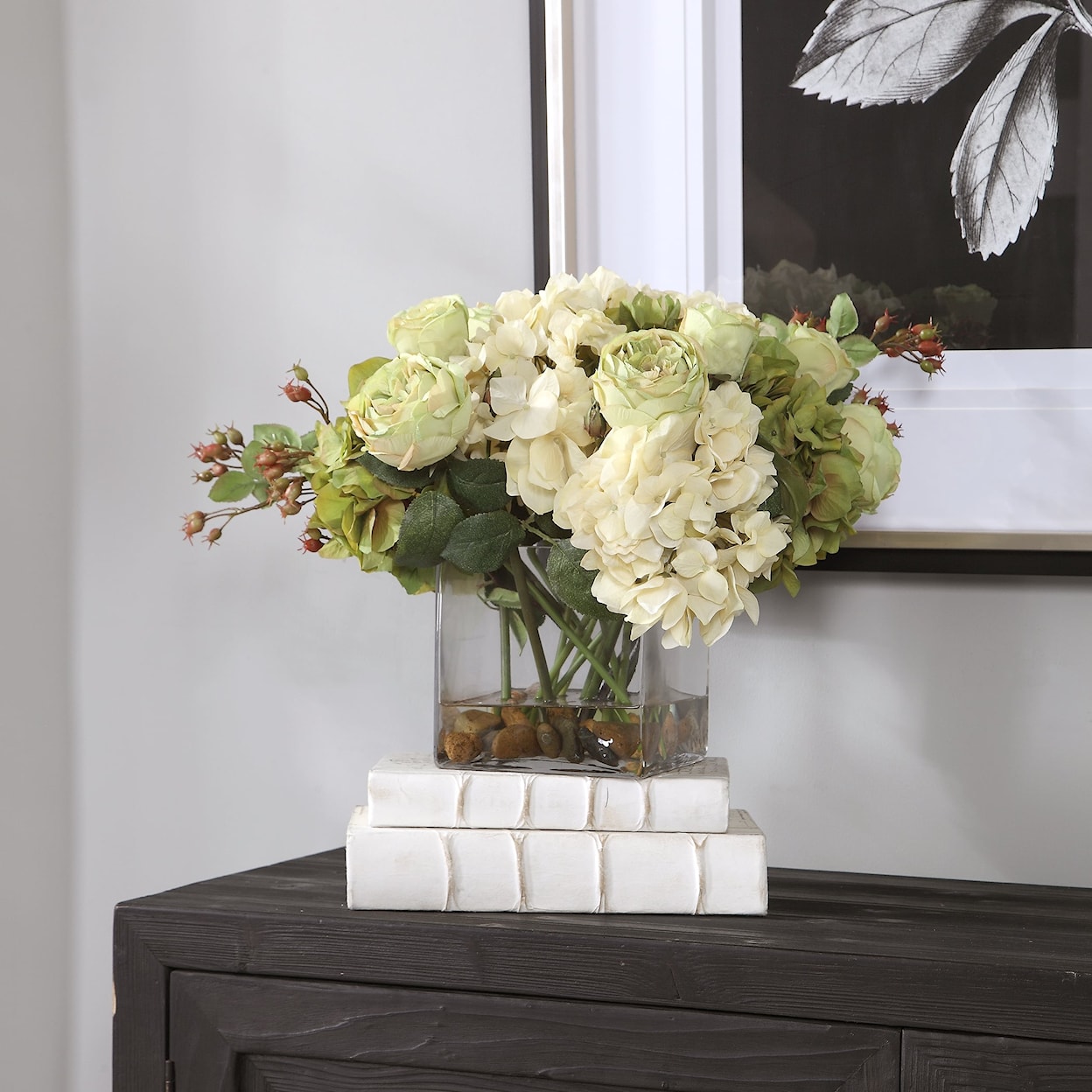 Uttermost Botanicals Cecily Hydrangea Bouquet