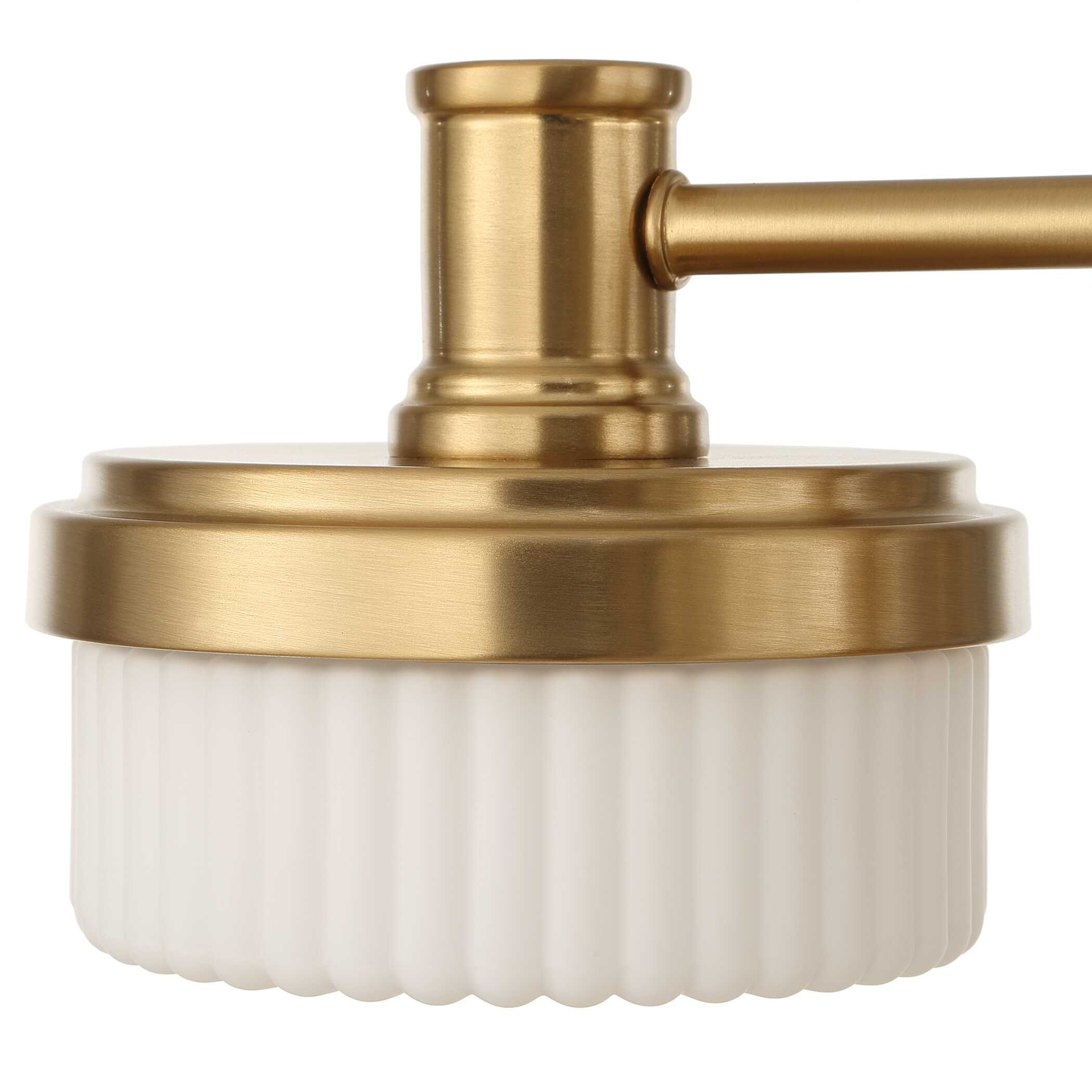 Uttermost Wedge Wedge 12 Lt Led Brass Chandelier