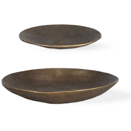 Stratum Round Brass Bowls