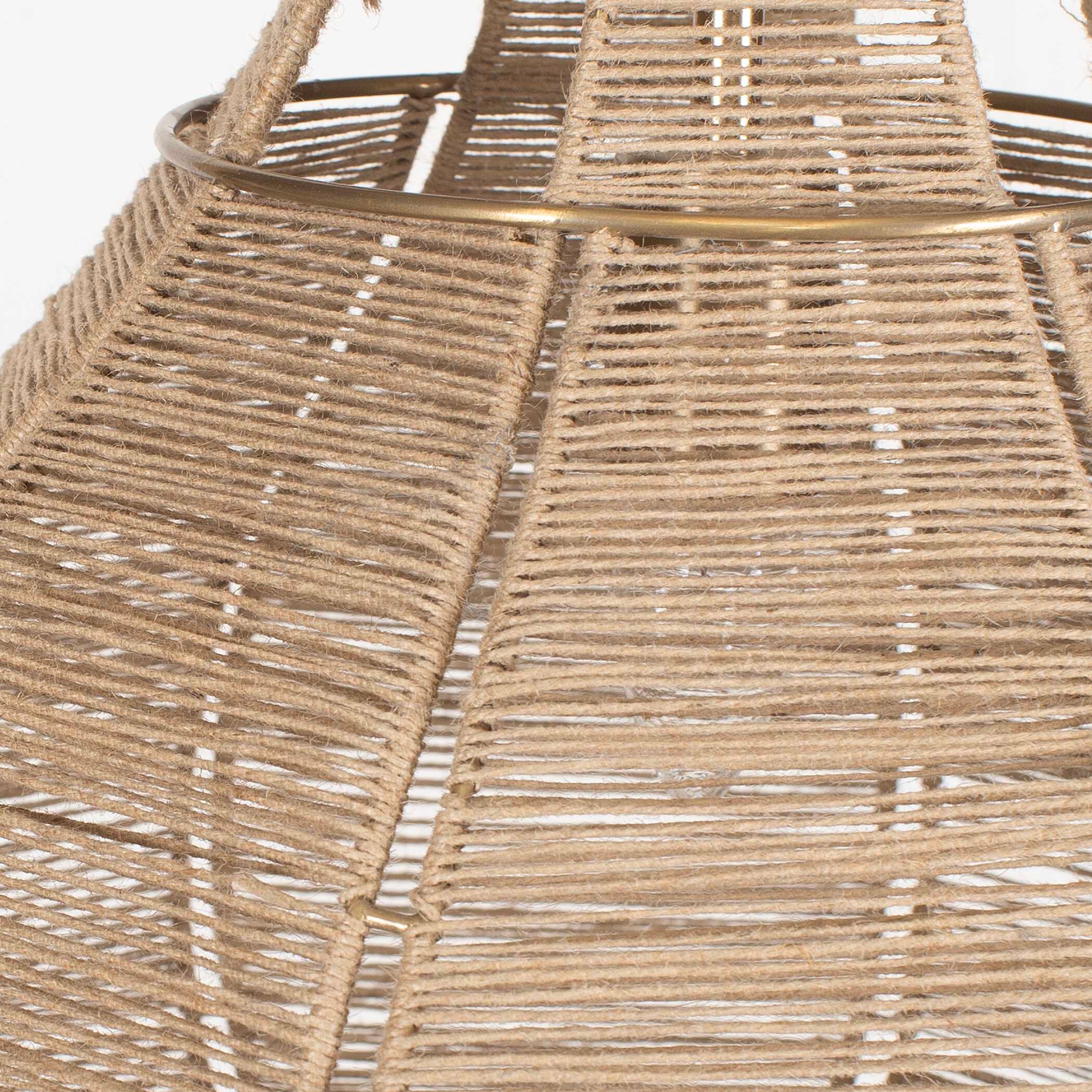 Uttermost Hestia Hestia 1 Light Natural Rope Pendant