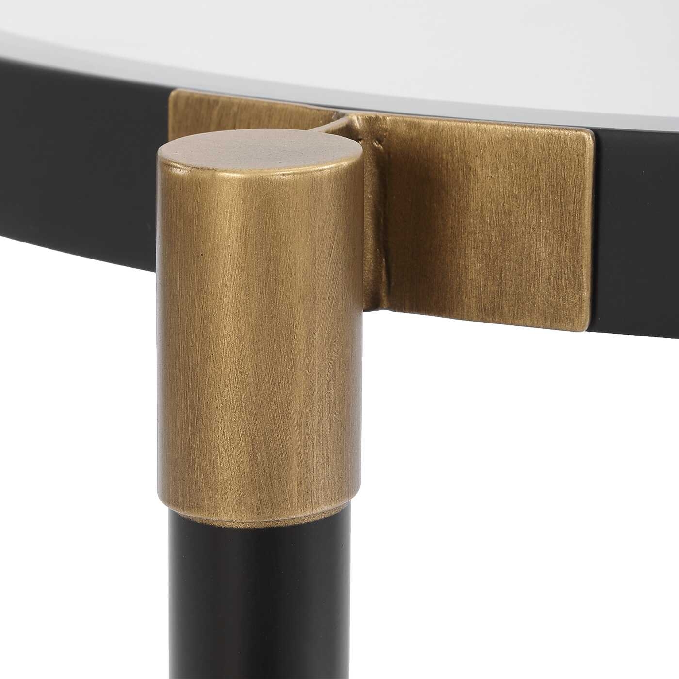 Uttermost Chadid Chadid Round Glass Side Table