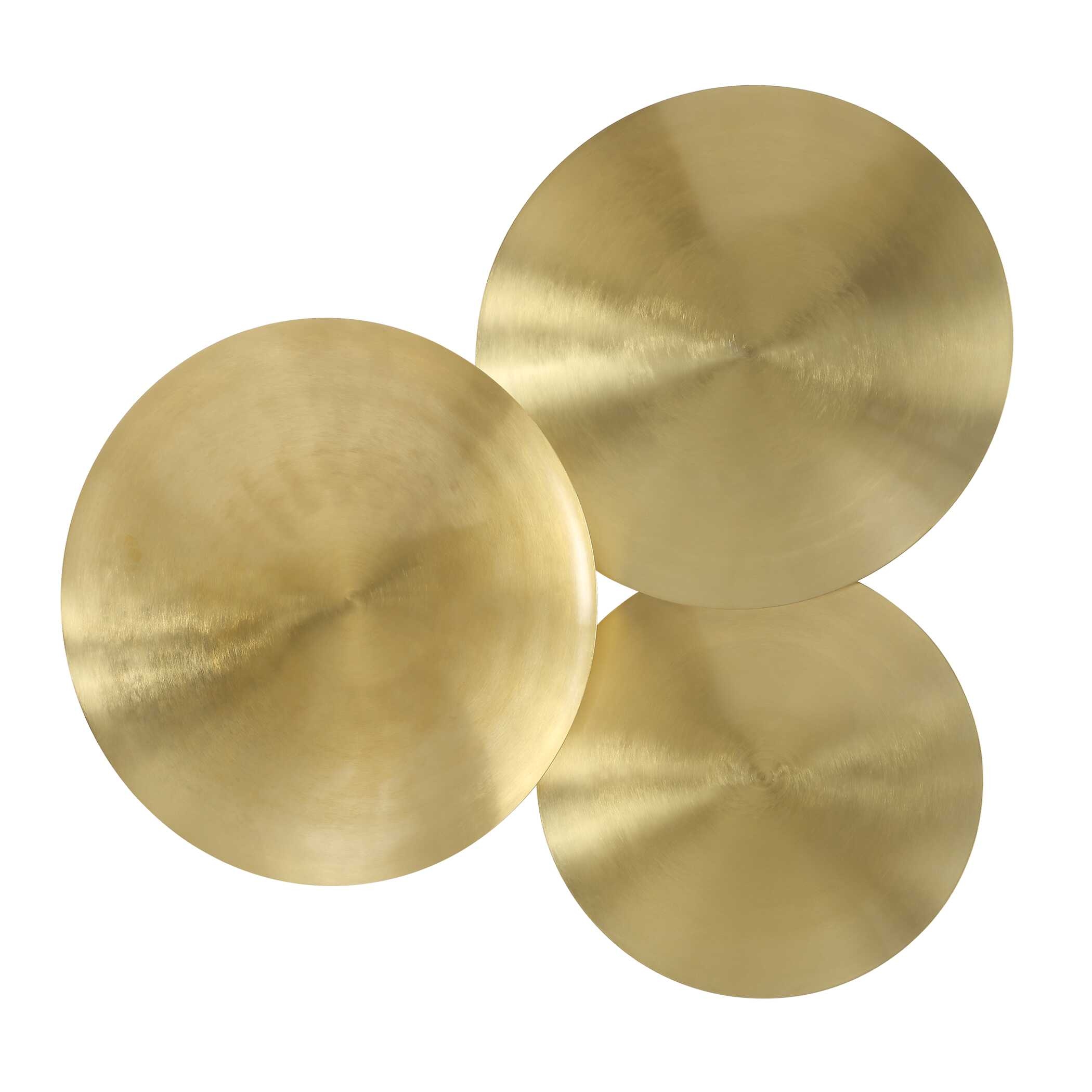 Uttermost Cymbalic Cymbalic Round Brass Wall Art