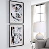 Uttermost Winterland Abstract Prints- Set of 2