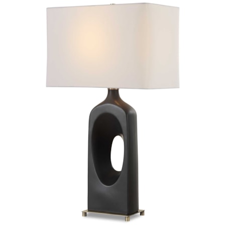 Void Matte Black Table Lamp