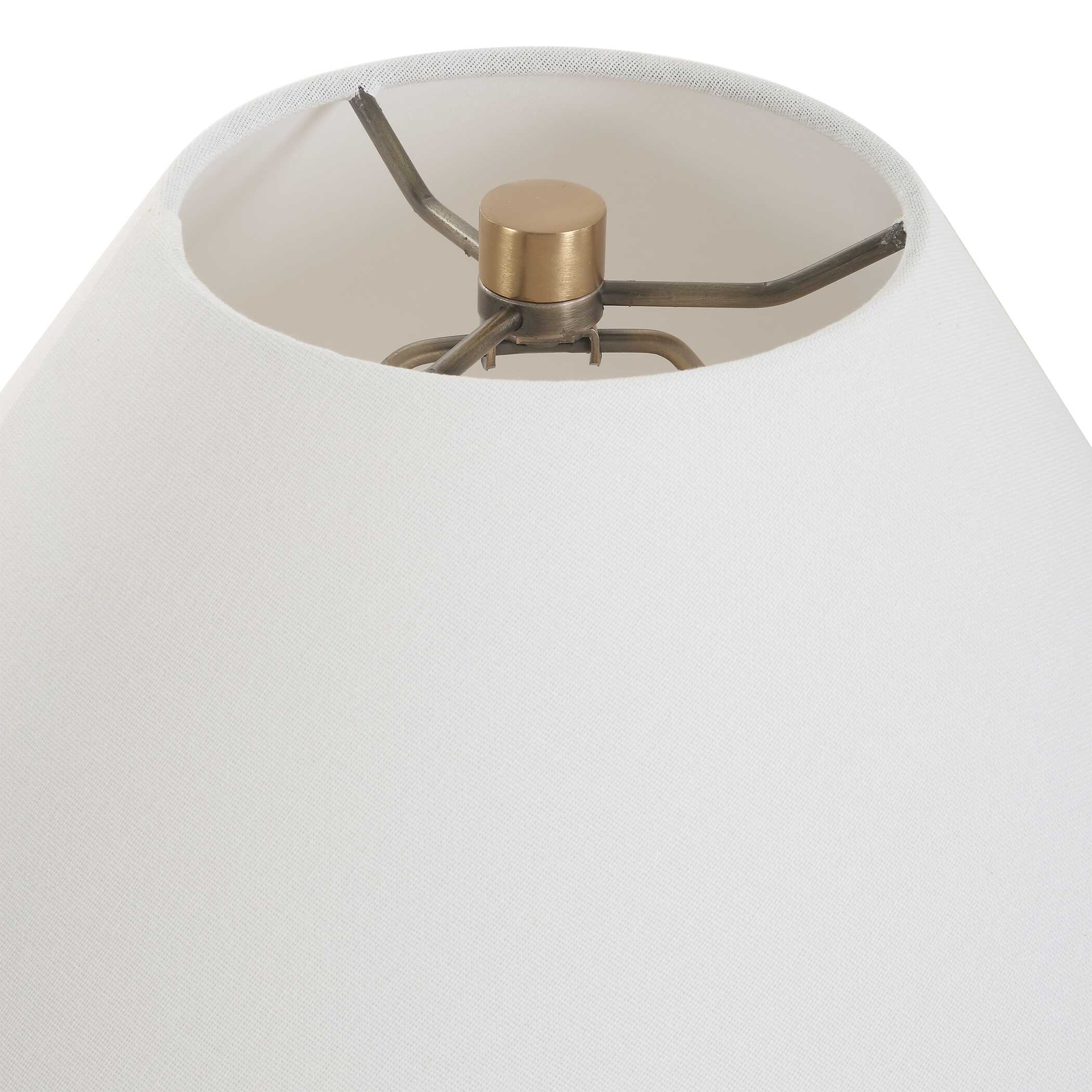 Rocio Ceramic White Table Lamp