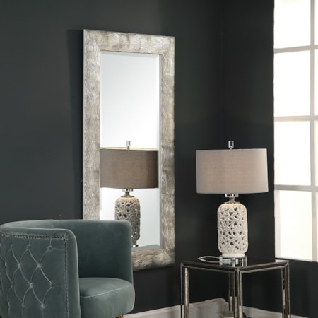 Maeona Metallic Silver Mirror