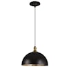 Uttermost Lighting Fixtures - Pendant Lights Uttermost Placuna 1 Light Bronze Pendant