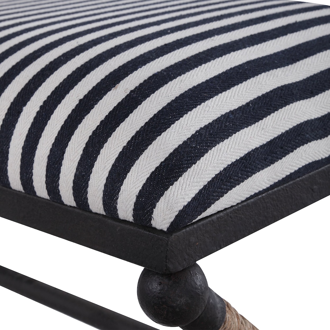 Uttermost Accent Furniture - Benches Braddock Striped Bench