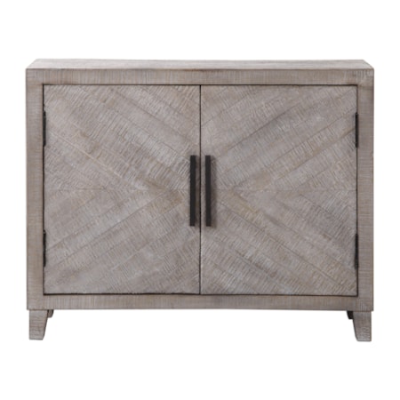 Adalind White Washed Accent Cabine