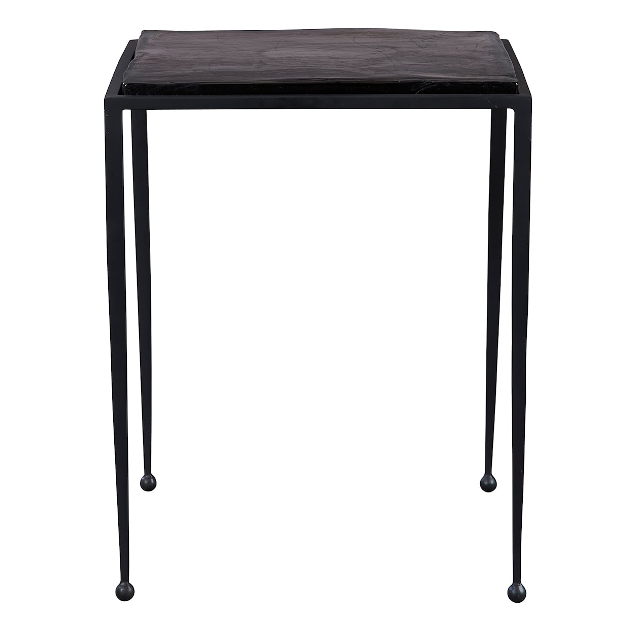 Uttermost Wavelet Wavelet Iron Side Table