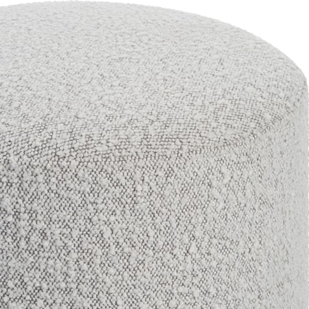 Avila Light Gray Ottoman