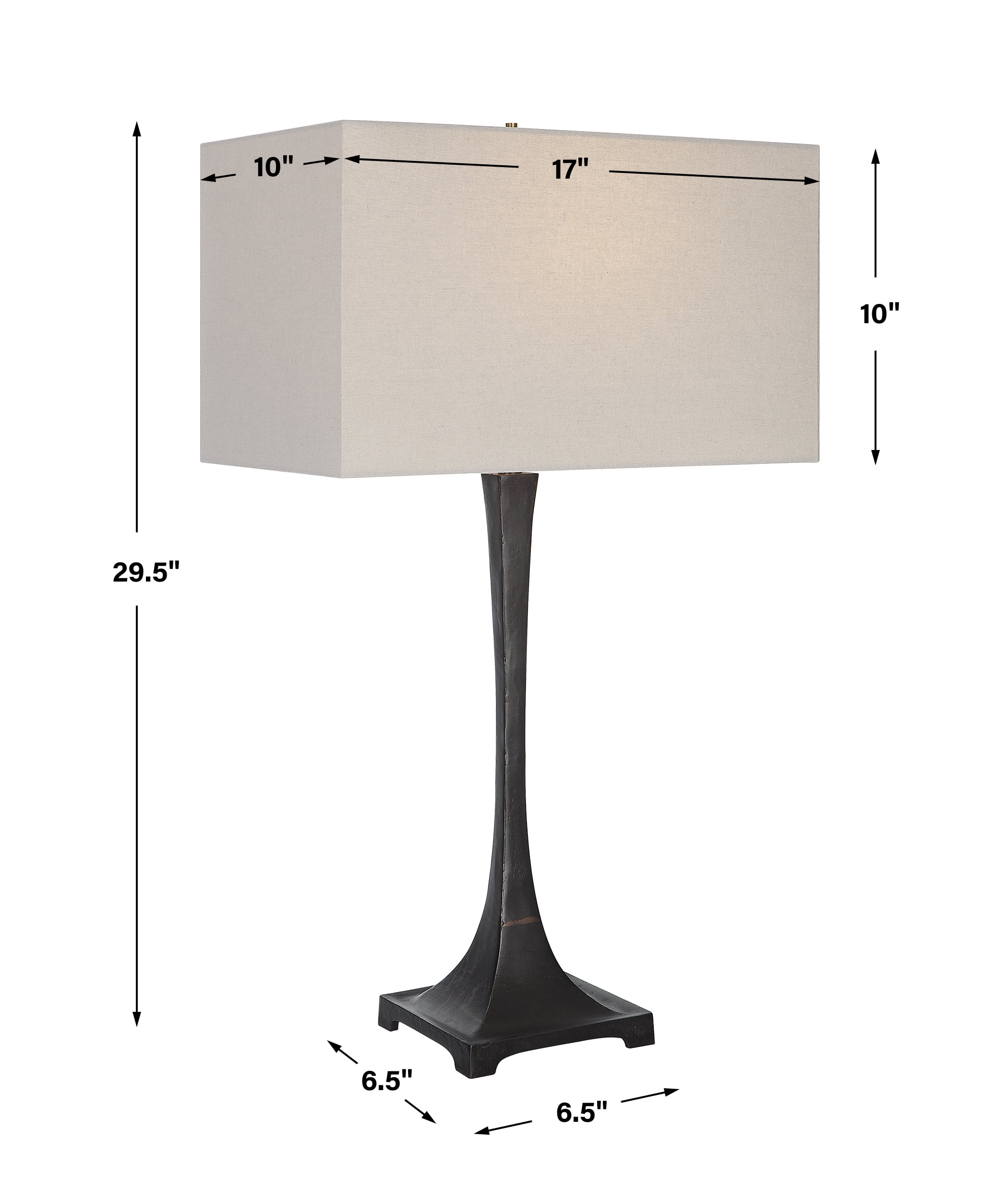 Uttermost Reydan Reydan Tapered Iron Table Lamp