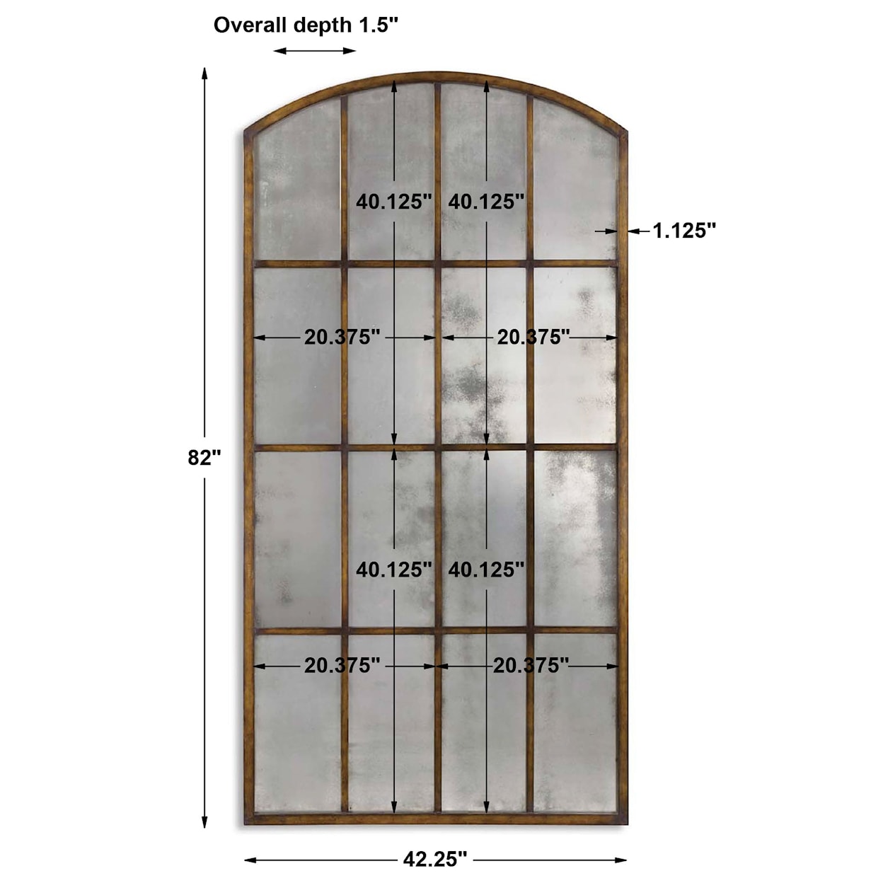 Uttermost Arched Mirror Amiel Large Arch