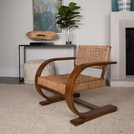 Rehema Natural Woven Accent Chair