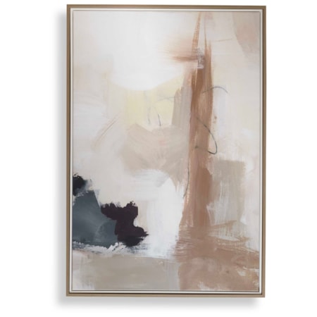 Bluster Framed Abstract Canvas