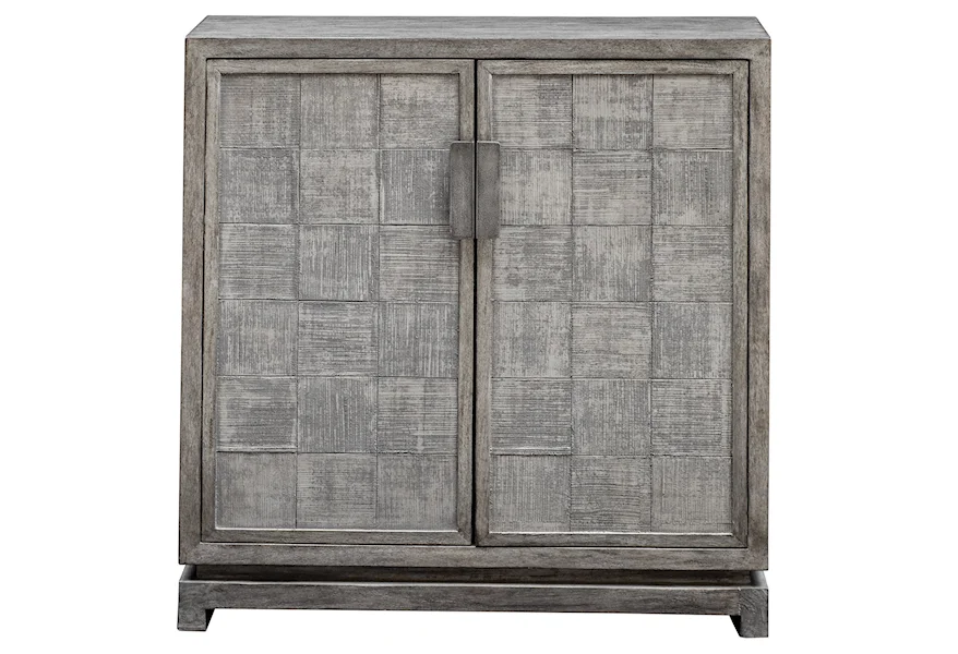 Accent Furniture - Chests Hamadi Distressed Gray 2-Door Cabinet by Uttermost at Factory Direct Furniture