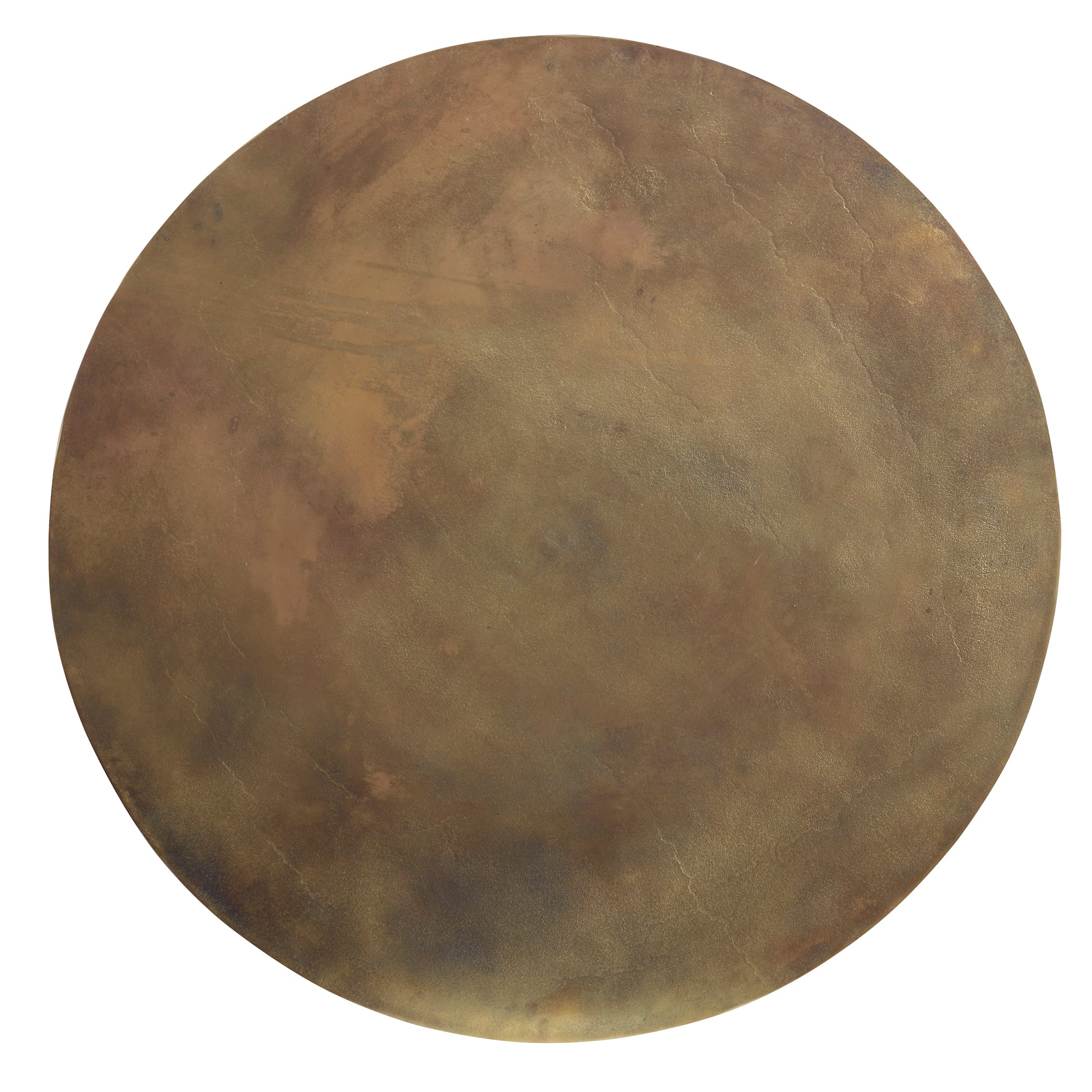 Triplet Antique Brass Coffee Table