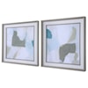 Uttermost Mist Shapes Mist Shapes Framed Prints Set/2