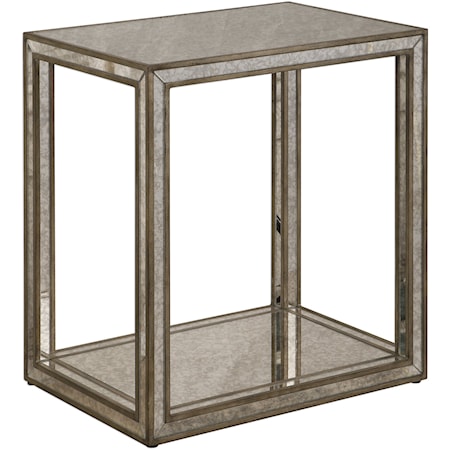 Julie Mirrored End Table