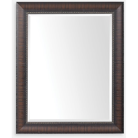 Wythe Burnished Wood Mirror