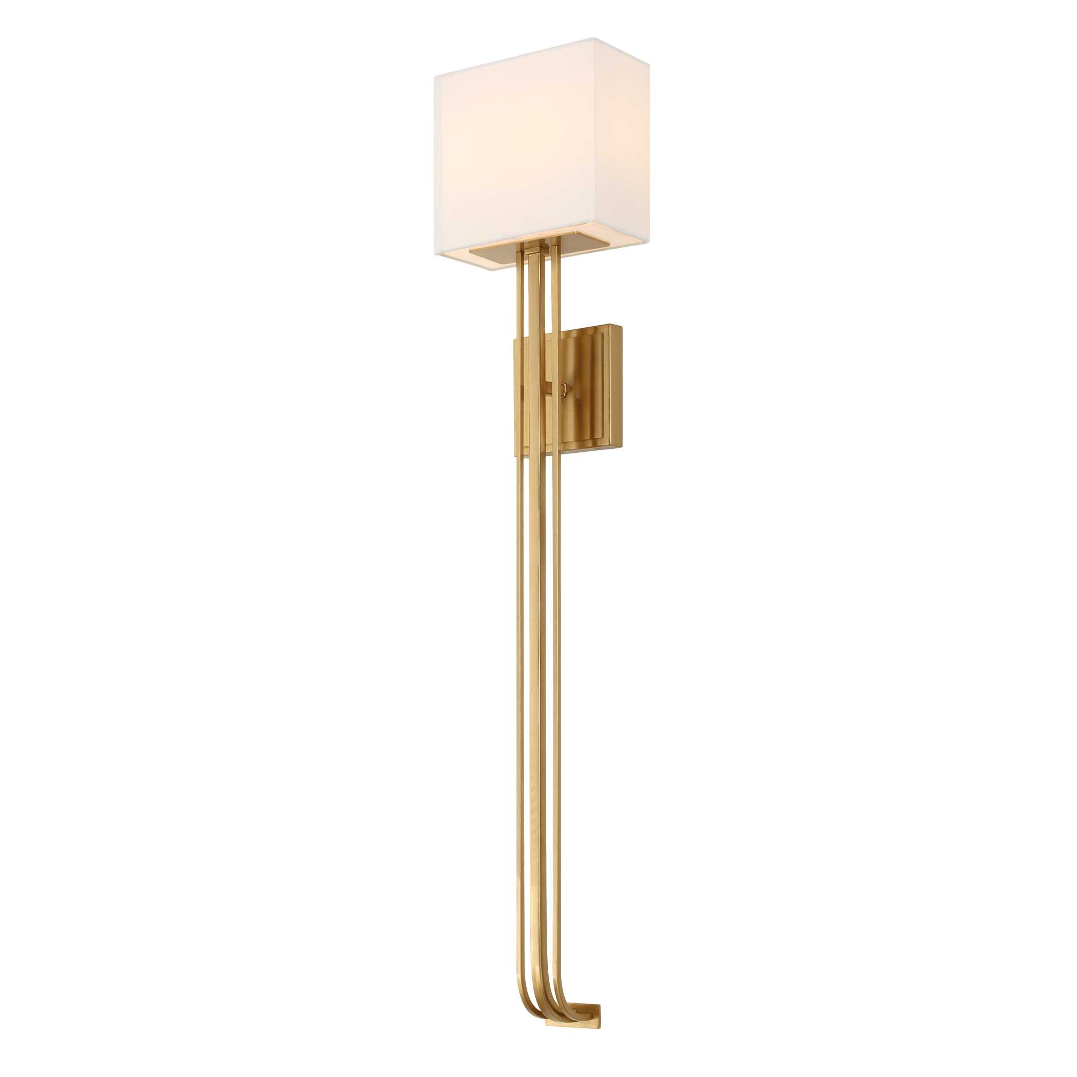 Trenton 2 Light Brass Sconce