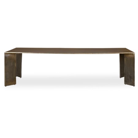 Reade Brass Outdoor Coffee Table